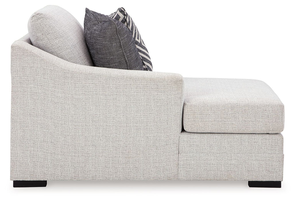Koralynn - Laf Corner Chaise - Stone - Simple Home Plus