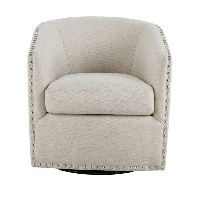 Tyler - Swivel Chair - Natural Multi - Simple Home Plus