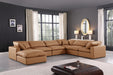 Comfy - 7 Piece Faux Leather Modular Sectional With Chaise - Simple Home Plus