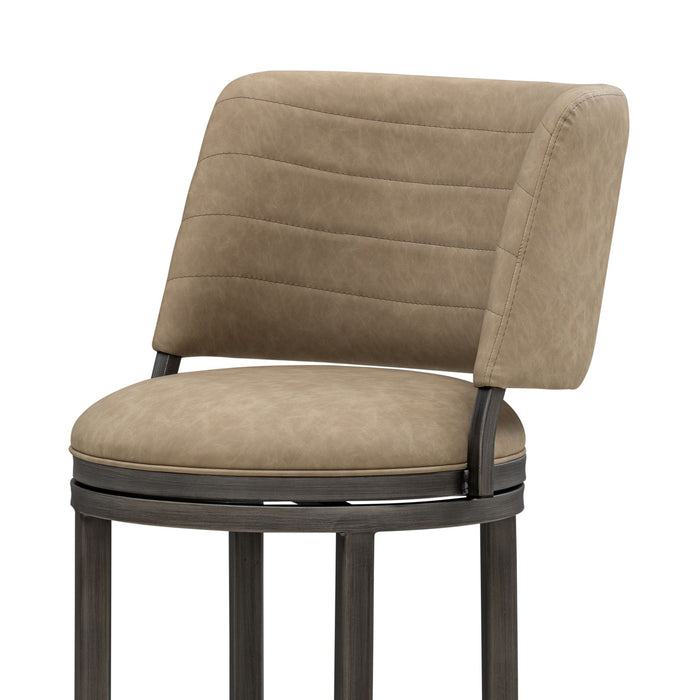 Torres - Upholstered Swivel Barstool