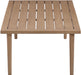 Laguna - Aluminum Outdoor Patio Coffee Table - Natural - Simple Home Plus