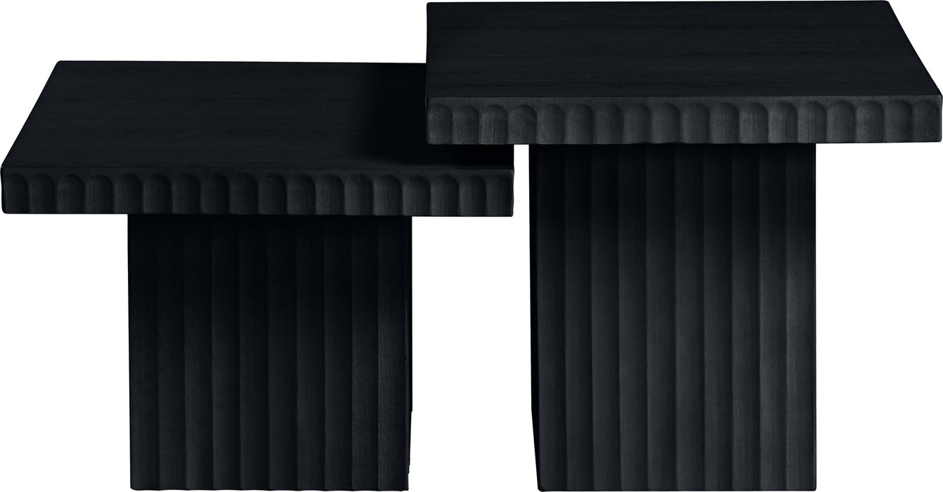 Spencer - 18" Oak Veneer 2 Piece Coffee Table