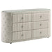 Sonya - 6-Drawer Upholstered Bedroom Dresser - Simple Home Plus