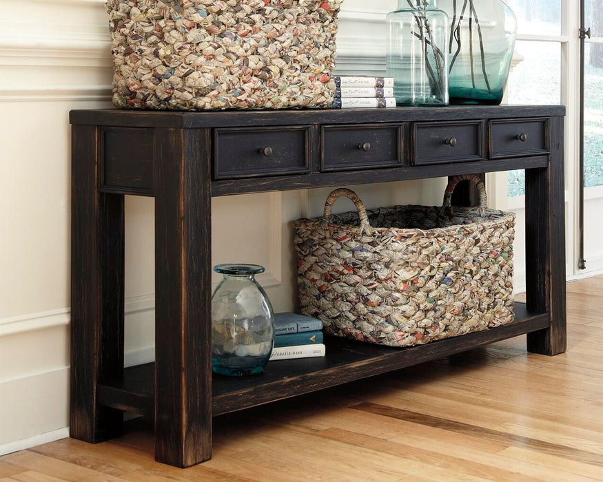 Gavelston - Sofa Table - Black - Simple Home Plus