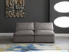 Plush - Modular Armless 2 Seat Sofa - Simple Home Plus
