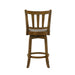 Wren - Modern Farmhouse Swivel Wood Counter Height Kitchen Bar Stool - Simple Home Plus