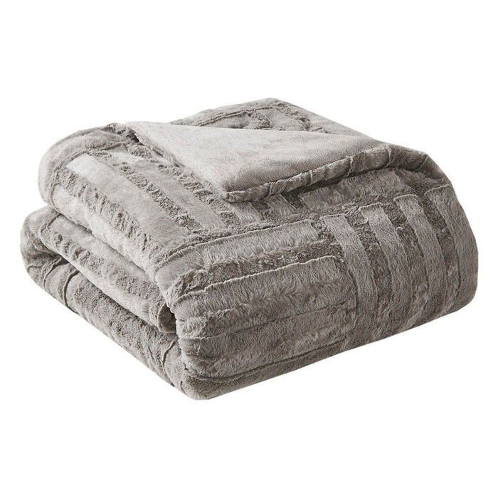Arctic - Ultra Down Alternative Throw - Gray - Simple Home Plus