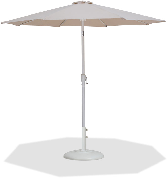 Fiji - Aluminum Patio Umbrella With Round White Base - Simple Home Plus