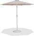 Fiji - Aluminum Patio Umbrella With Round White Base - Simple Home Plus