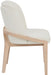 Navo - Faux Leather Upholstered Dining Chair - Natural Base - Simple Home Plus
