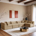 Stellar - 5 Piece Upholstered Modular Sectional - Simple Home Plus