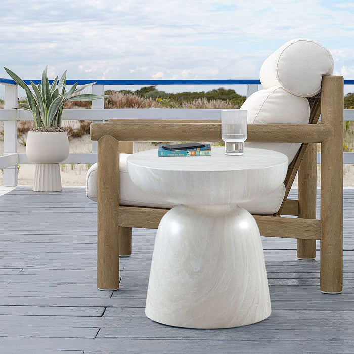 Avellino - Concrete End Table - Simple Home Plus