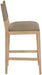 Avon - Linen Textured Performance Fabric Upholstered Counter Stool - Simple Home Plus
