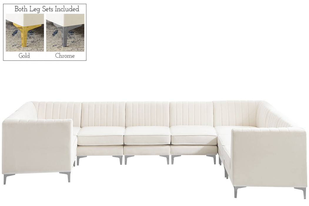 Alina - 8 Piece Modular U-Shaped Sectional - Simple Home Plus