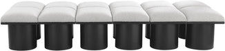 Pavilion - 12 Piece Modular Bench With Black Base - Simple Home Plus