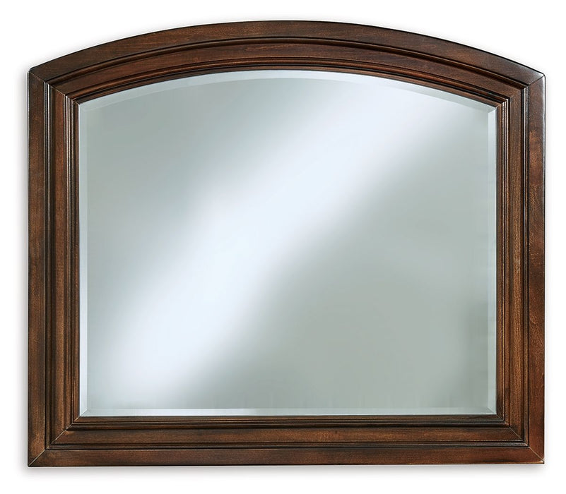 Porter - Bedroom Mirror - Rustic Brown - Simple Home Plus