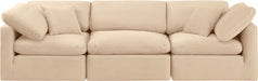 Indulge - Velvet 3 Seat Modular Sofa - Simple Home Plus