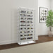 Montara - Tempered Glass Wine Storage LED Curio Cabinet - Chrome - Simple Home Plus