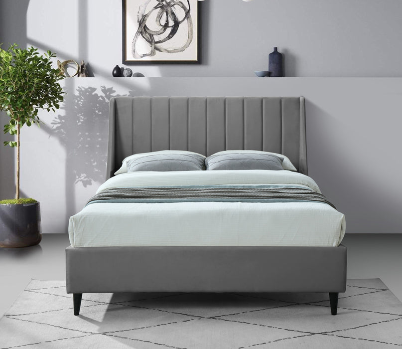 Eva - Velvet Bed - Simple Home Plus