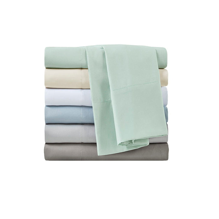 Twin Smart Cool Microfiber Sheet Set - Aqua - Simple Home Plus