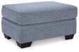 Carissa Manor - Denim - Ottoman - Simple Home Plus