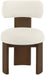 Atelier - Vegan Leather Upholstered Dining Chair (Set of 2) - Painted Brown Frame - Simple Home Plus