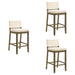 Yaneli - Contemporary Natural Wood Bar Height Kitchen Bar Stool - Simple Home Plus
