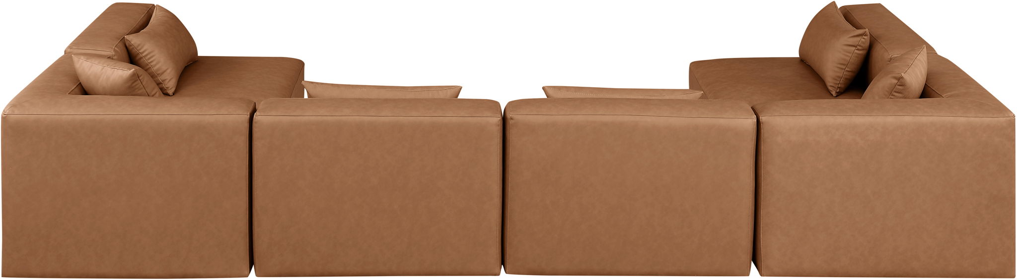 Cube - 6 Piece Modular Armless Sectional - Simple Home Plus