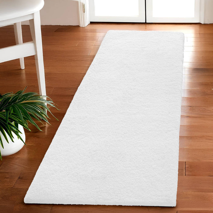 Marshmallow - 24" x 40" Bath Rug - White - Simple Home Plus