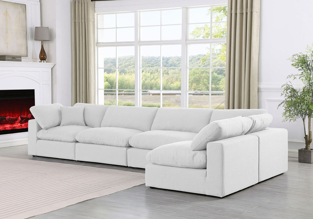 Comfy - 5 Piece Linen Modular Sectional - Simple Home Plus
