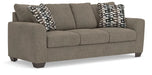 Triston-Peaks - Queen Sofa Sleeper - Suede - Simple Home Plus
