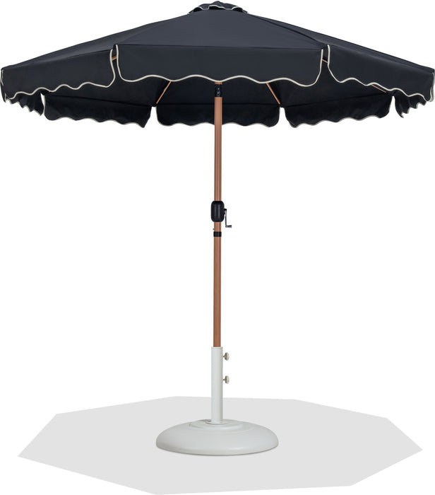 Amalfi - Patio Umbrella - White Base / Light Brown Pole - Simple Home Plus