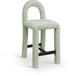 Amari - Chenille Fabric Stool - Simple Home Plus