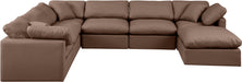 Indulge - Faux Leather 7 Piece Modular Sectional - Simple Home Plus
