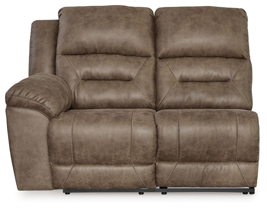 Ravenel - Laf Reclining Power Loveseat - Fossil - Simple Home Plus