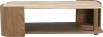 Calabria - Marble And Oak Wood Table - Simple Home Plus