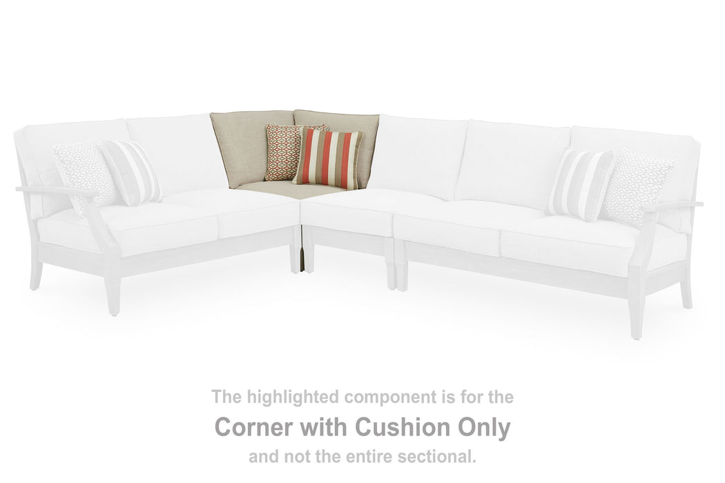 Clare View - Corner With Cushion - Beige - Simple Home Plus