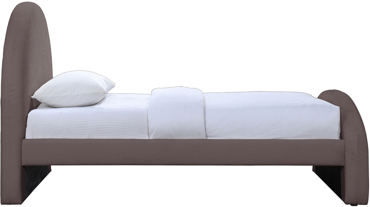 Andaz - Chenille Fabric Upholstered Bed - Simple Home Plus