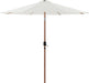 Fiji - Aluminum Patio Umbrella With Square Teak Base - Simple Home Plus