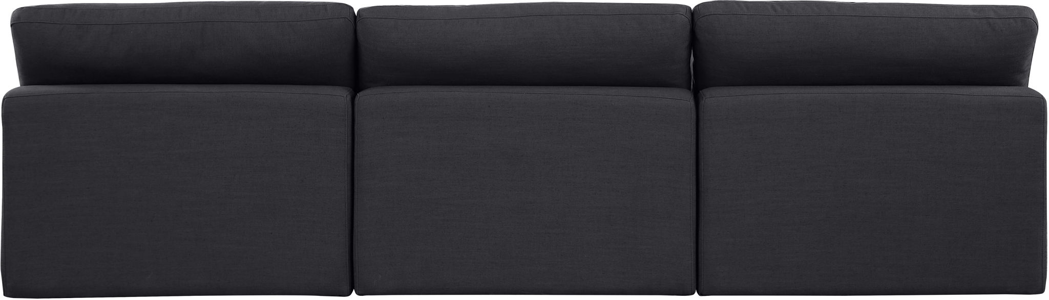 Comfy - Linen Modular Armless Sofa 3 Seats - Simple Home Plus