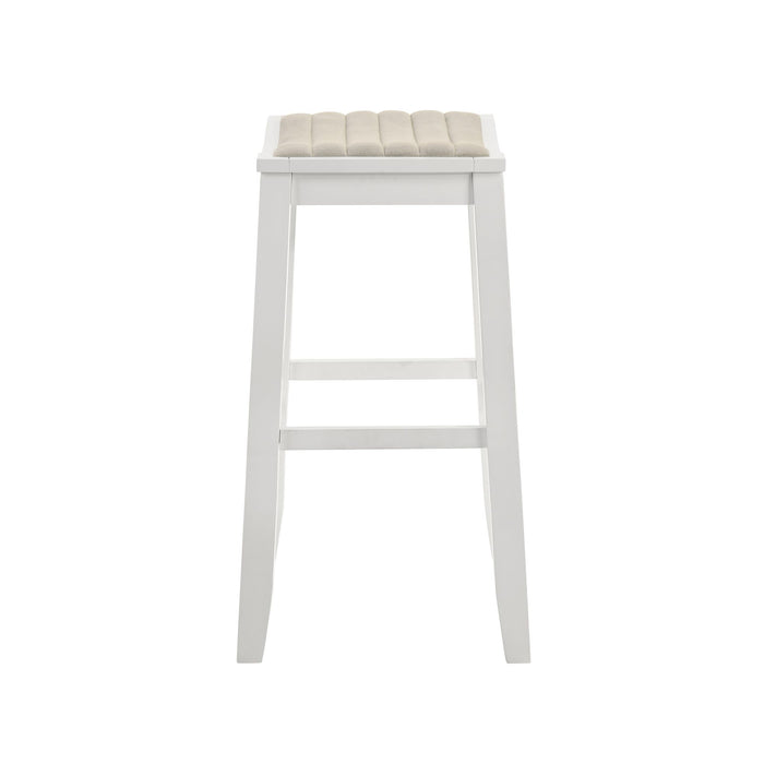 Iyani - Coastal Modern Wood Bar Height Kitchen Bar Stool - Simple Home Plus