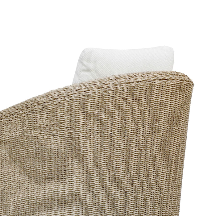 Pavilion - Outdoor Swivel Club Chair - White - Simple Home Plus