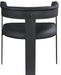 Romeo - Faux Leather Dining Chair With Black Base (Set of 2) - Simple Home Plus