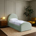 Andaz - Chenille Fabric Upholstered Trundle Bed - Simple Home Plus