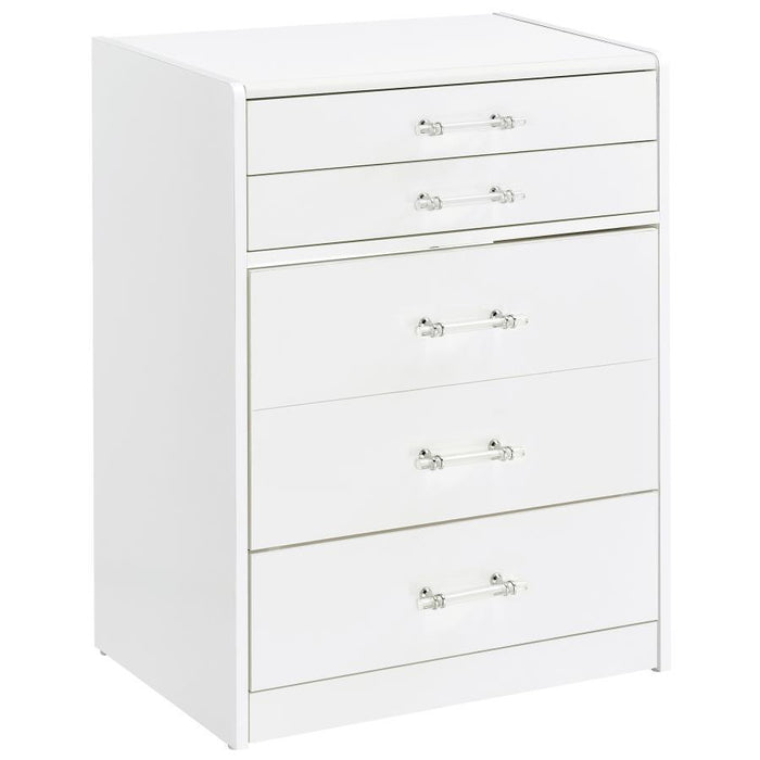 Danbury - 3-Drawer Makeup Vanity & Stool Set - Simple Home Plus