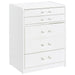 Danbury - 3-Drawer Makeup Vanity & Stool Set - Simple Home Plus