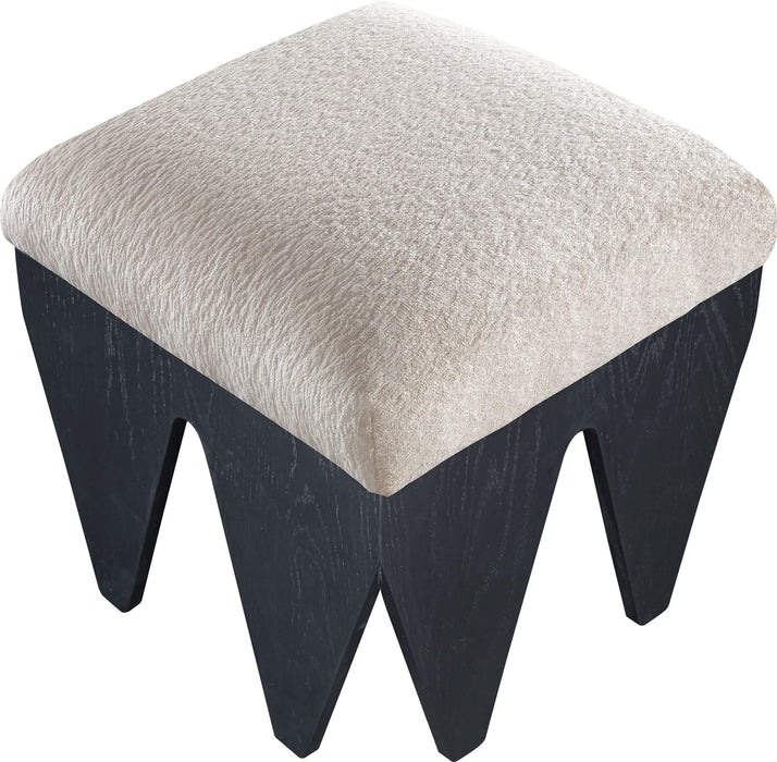 Altair - Fabric Bench - Black Base - Simple Home Plus