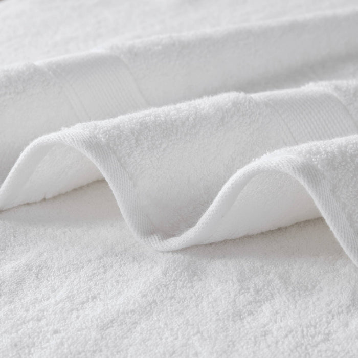 800GSM - 8 Piece Antimicrobial Towel Set - White