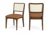 Atrium - Upholstered Seat Dining Chair With Brushed Brown Base (Set of 2) - Simple Home Plus