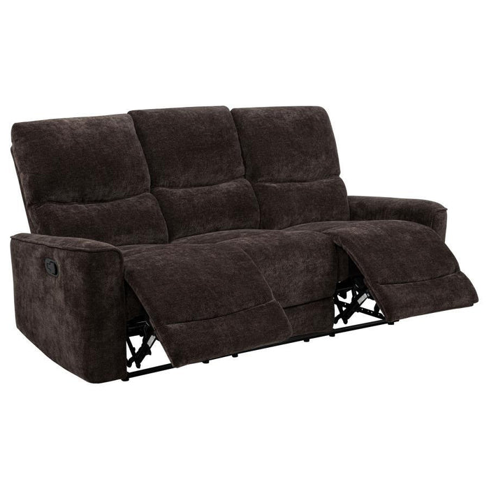 Navarro - Chenille Upholstered Reclining Sofa - Simple Home Plus